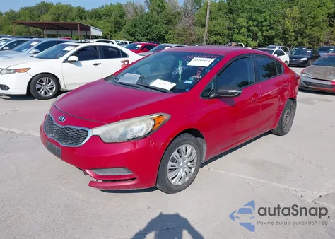 2016 Kia Forte Lx from USA, damaged, VIN KNAFK4A63G5492497